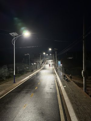 Đèn CTP-Shark-R có chất lượng ánh sáng tốt vào ban đêm mặc dù đang ở mùa mưa