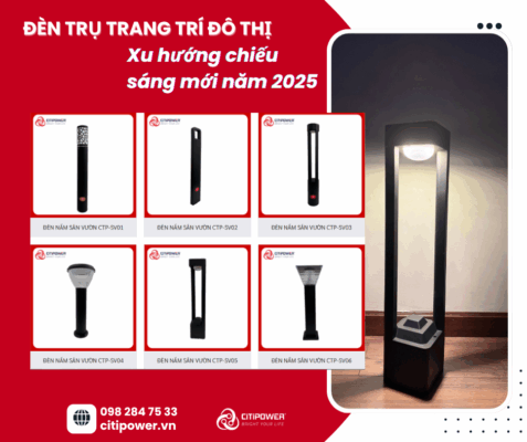 ĐÈN TRỤ TRANG TRÍ ĐÔ THỊ