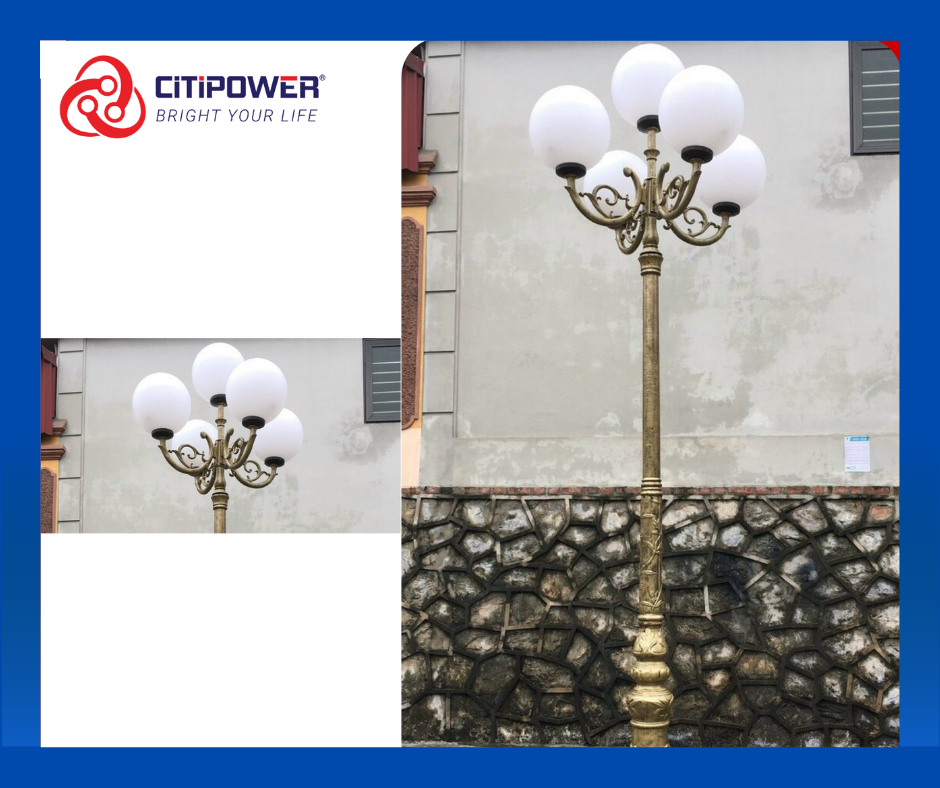 Trụ đèn trang trí cổ điển CiTiPOWER