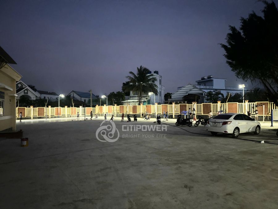Dự án chiếu sáng đèn LED CiTiPOWER tại Nhà Văn Hóa Hàm Ninh