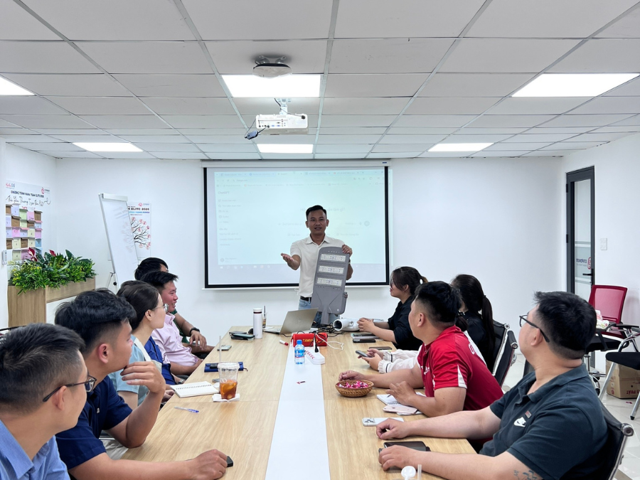 (Ảnh: Các thành viên tham gia buổi đào tạo đầy đủ )
