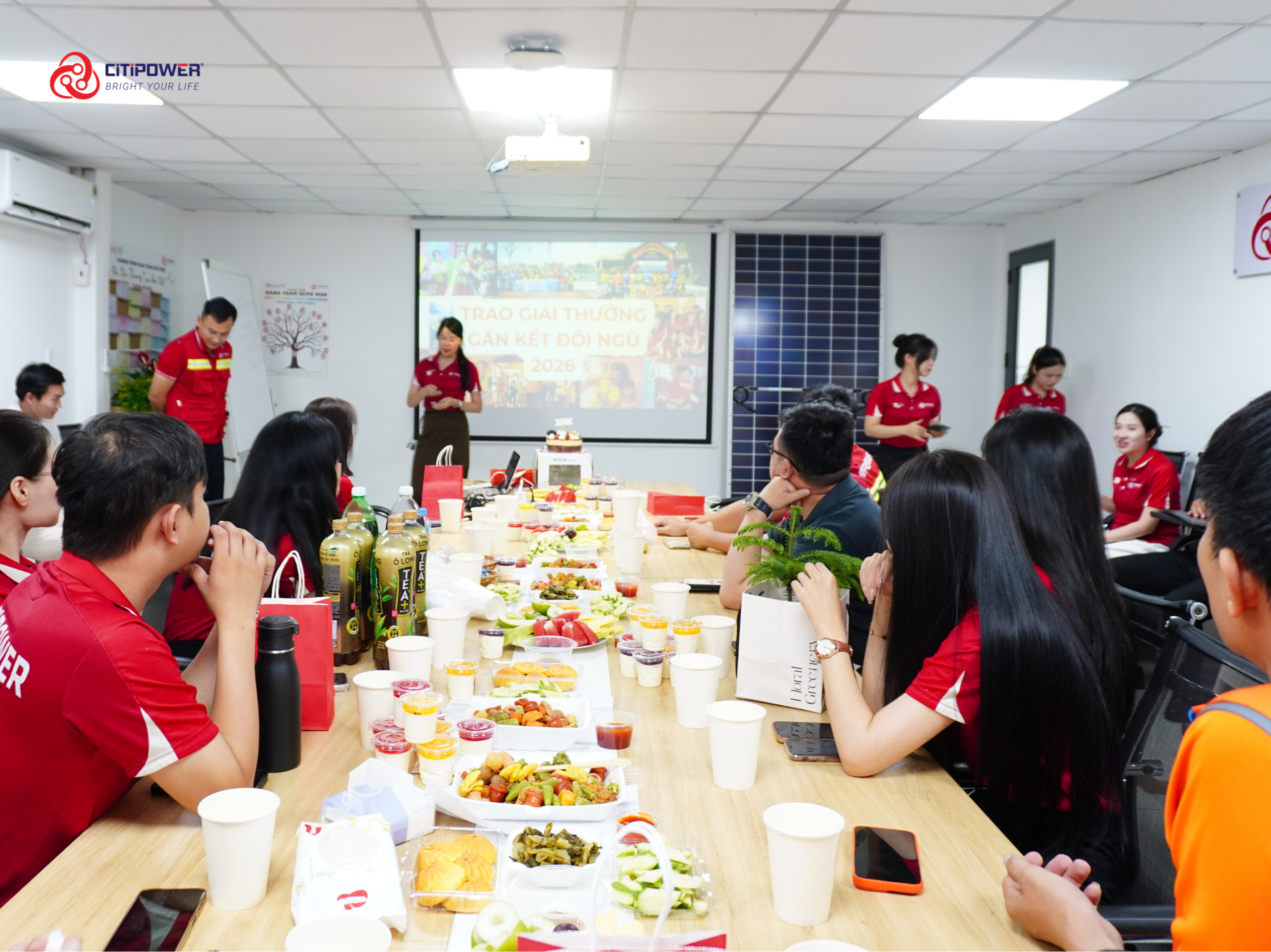 Không khí mở đầu lễ trao giải Teambuilding trong chương trình Brightday Quý II tại CiTiPOWER.