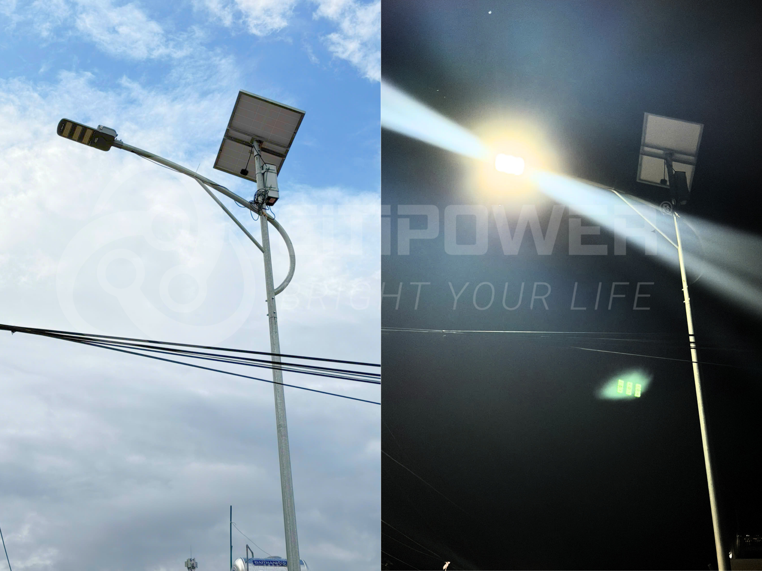 Dự án đèn năng lượng CTP-ECO 60W tại Sông Lũy, Lâm Đồng
